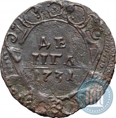 Фото Денга 1731 года  