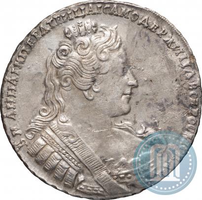 Фото 1 рубль 1733 года  