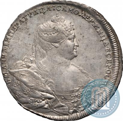 Picture 1 rouble 1737 year  "Moscow type"