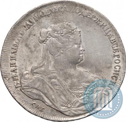Picture 1 rouble 1738 year СПБ "Petersburg type"