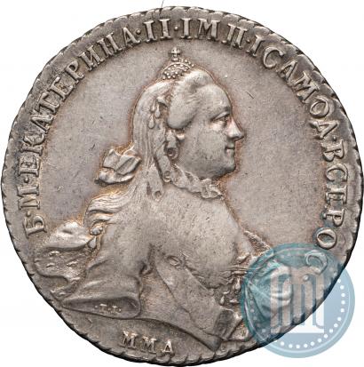 Picture 1 rouble 1764 year ММД-EI 