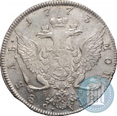Фото 1 рубль 1773 года СПБ-ЯЧ-Т.И. 