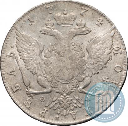 Picture 1 rouble 1774 year СПБ-ФЛ 