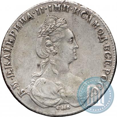 Фото 1 рубль 1780 года СПБ-ИЗ 