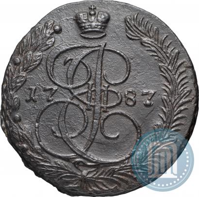 Фото 5 копеек 1787 года ЕМ 