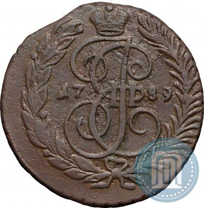 Фото 2 копейки 1789 года АМ 