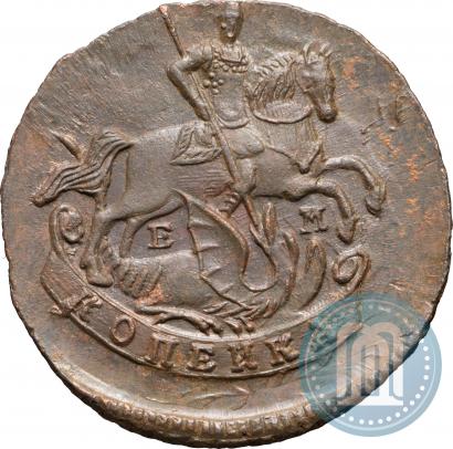 Picture 1 kopeck 1789 year ЕМ 