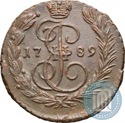 Picture 1 kopeck 1789 year ЕМ 