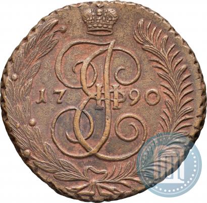 Фото 5 копеек 1790 года АМ 