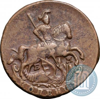 Picture 1 kopeck 1790 year ЕМ 