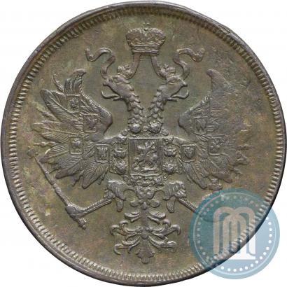 Picture 3 kopecks 1862 year ЕМ 