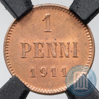 Фото 1 пенни 1911 года  