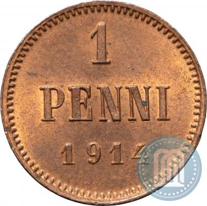 Фото 1 пенни 1914 года  