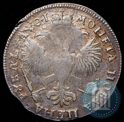 Фото 1 рубль 1719 года OK "Портрет в латах"