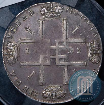 Фото 1 рубль 1723 года OK "Портрет в горностаевой мантии"