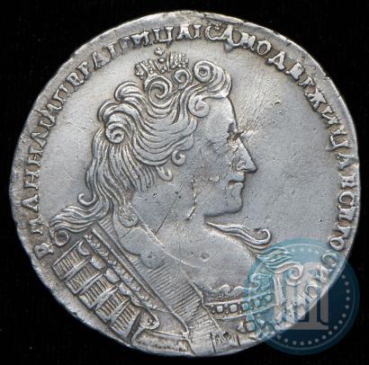 Фото 1 рубль 1733 года  