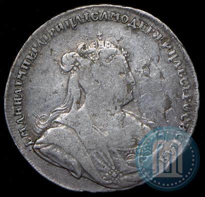 Фото Полтина 1738 года  "Петербургский тип"