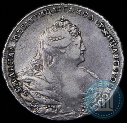 Фото 1 рубль 1739 года  "Московский тип"