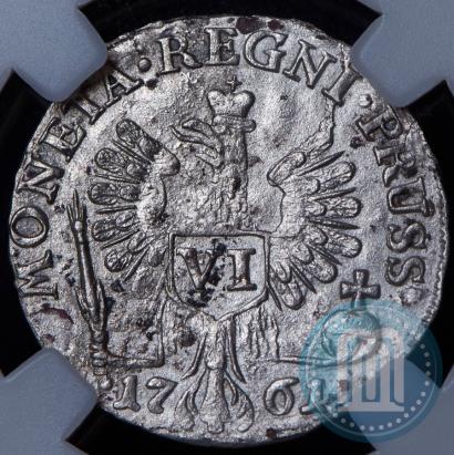 Picture 6 groszy 1761 year  