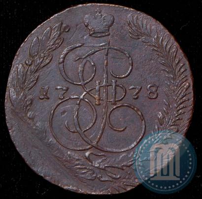 Picture 5 kopecks 1778 year ЕМ 