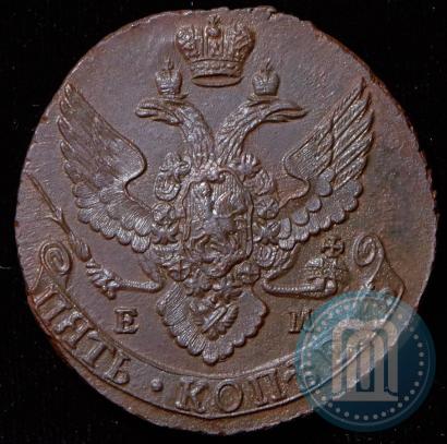 Фото 5 копеек 1793 года ЕМ 