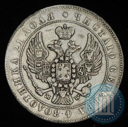 Picture 1 rouble 1847 year MW 