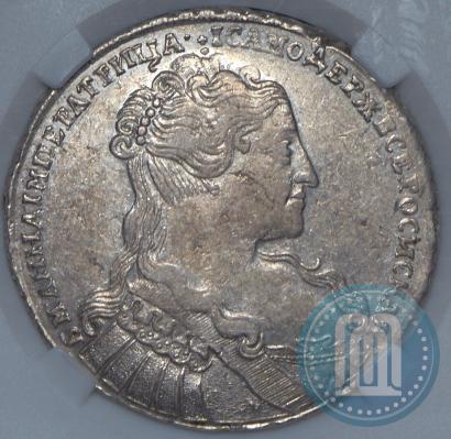 Фото 1 рубль 1734 года  "Тип 1734 года"