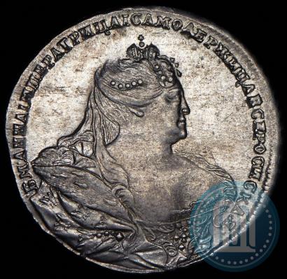 Picture 1 rouble 1737 year  "Moscow type"