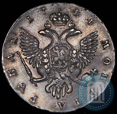 Picture 1 rouble 1744 year СПБ 