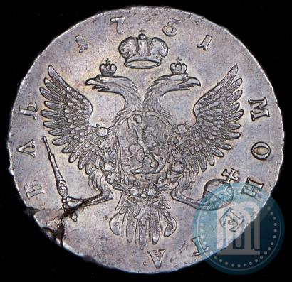 Picture 1 rouble 1751 year ММД 