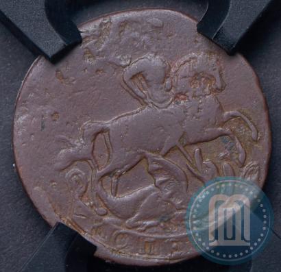 Picture 1 kopeck 1758 year  