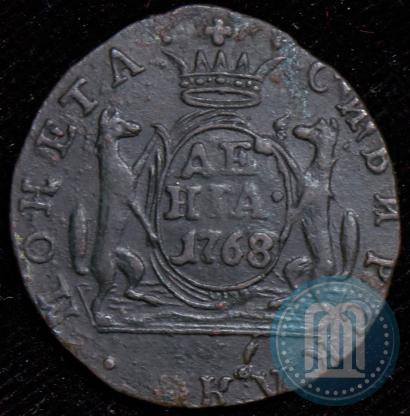 Фото Денга 1768 года КМ 