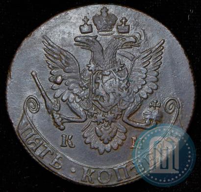 Фото 5 копеек 1782 года КМ 