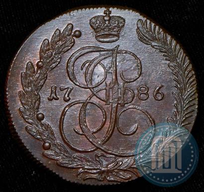 Фото 5 копеек 1786 года КМ 