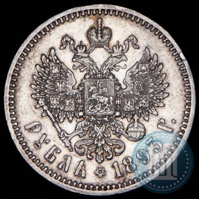Picture 1 rouble 1893 year (АГ) 