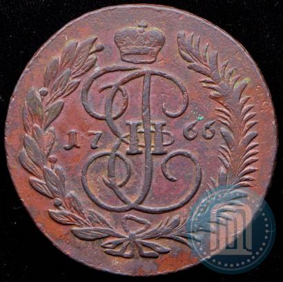 Фото 5 копеек 1766 года ММ 