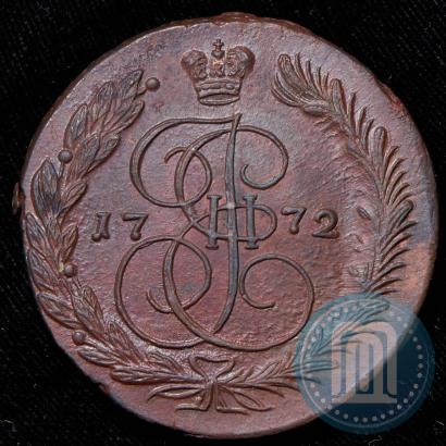 Picture 5 kopecks 1772 year ЕМ 
