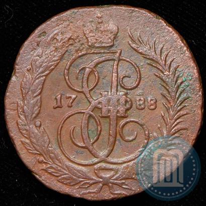Фото 2 копейки 1788 года ММ 