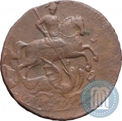 Picture 1 kopeck 1757 year  