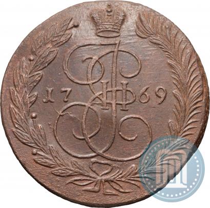Фото 5 копеек 1769 года ЕМ 