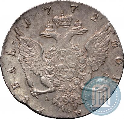 Picture 1 rouble 1772 year СПБ-АШ 