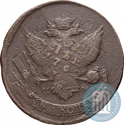 Picture 5 kopecks 1788 year ММ 