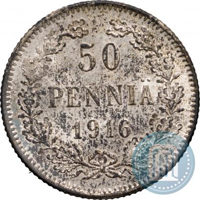Фото 50 пенни 1916 года S 