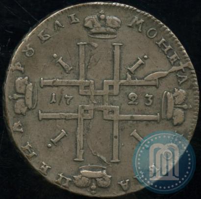 Фото 1 рубль 1723 года OK "Портрет в горностаевой мантии"
