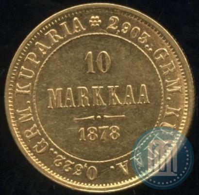 Picture 10 markkaa 1878 year S 