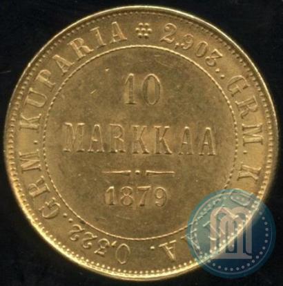 Picture 10 markkaa 1879 year S 
