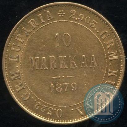 Picture 10 markkaa 1879 year S 