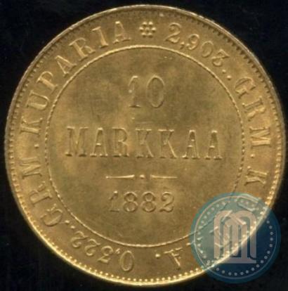 Picture 10 markkaa 1882 year S 