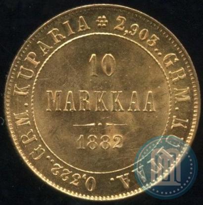Picture 10 markkaa 1882 year S 