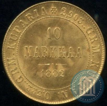 Picture 10 markkaa 1882 year S 